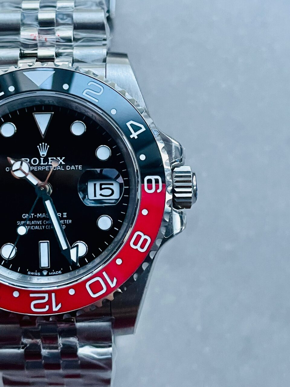GMF Factory 1:1 GMT Master II 16710 V5 COLA 904L SS 1:1 RED BLACK Bezel Best Edition