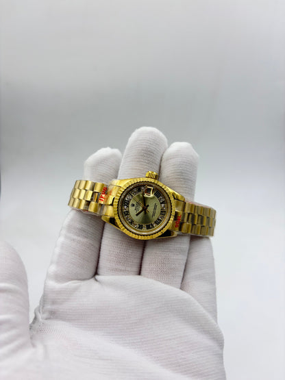 Lady-Datejust 26MM Yellow Gold Myriad Diamond Dial Ref.69178