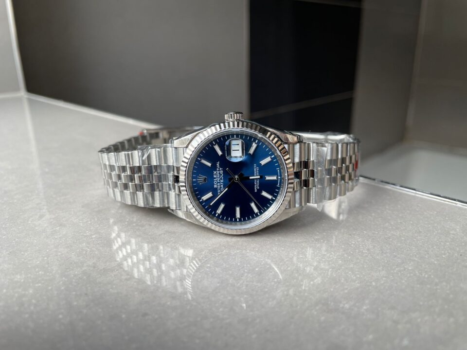 VSF Factory 1:1 DateJust 36 SS 116234 Best Edition 904L Steel Blue Dial VS3235