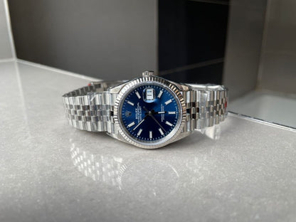 VSF Factory 1:1 DateJust 36 SS 116234 Best Edition 904L Steel Blue Dial VS3235