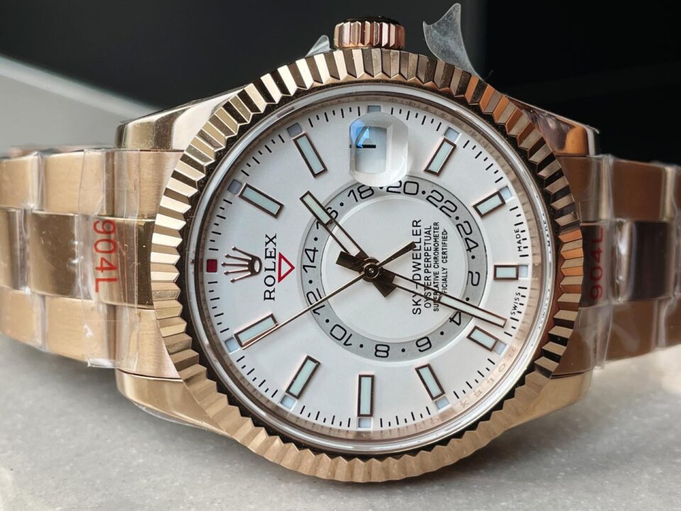 Noob FACTORY 1:1 Sky-Dweller 326934 SS Best Edition White Dial A23J