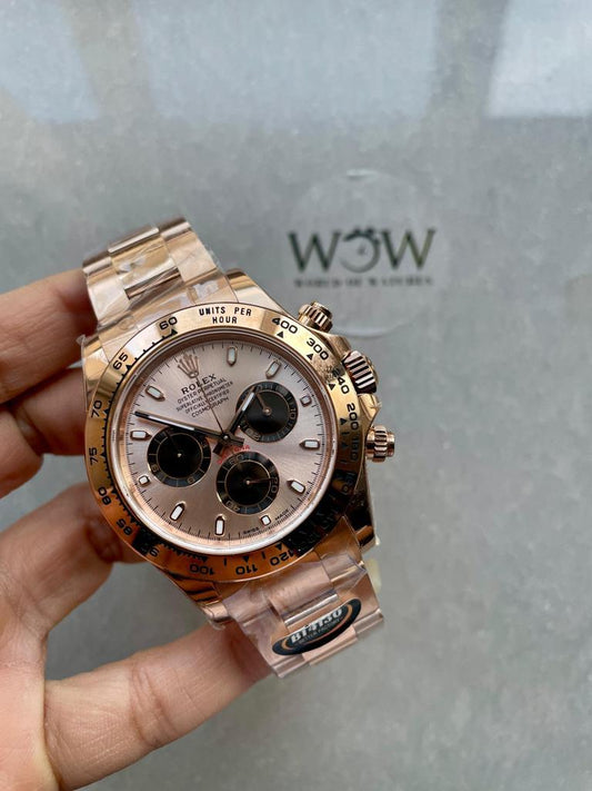 BTF Factory 1:1 Daytona 116505 904L RG Rose Gold Dial A4130