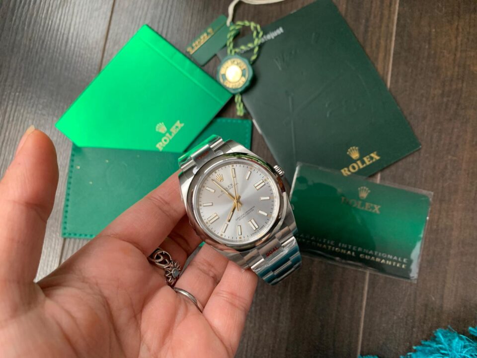EW FACTORY 1:1 OYSTER PERPETUAL SILVER DIAL 41MM Asian A3230