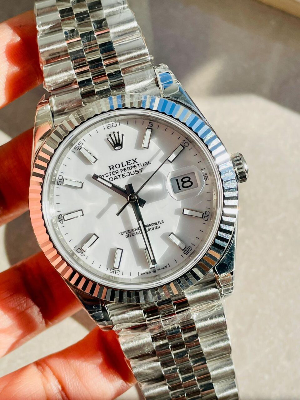 SS VS Factory 1:1 DateJust 41 Best Edition 904L Steel White Dial