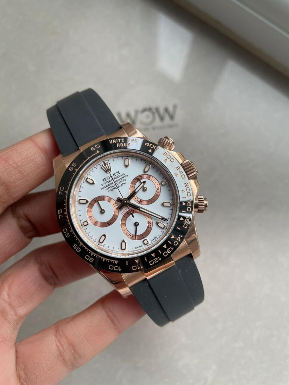 BTF factory 1:1 Daytona 116515 RG Best Edition White Dial SA4130