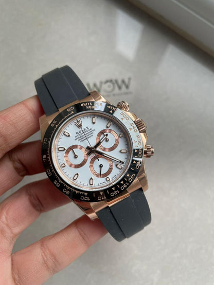 BTF factory 1:1 Daytona 116515 RG Best Edition White Dial SA4130