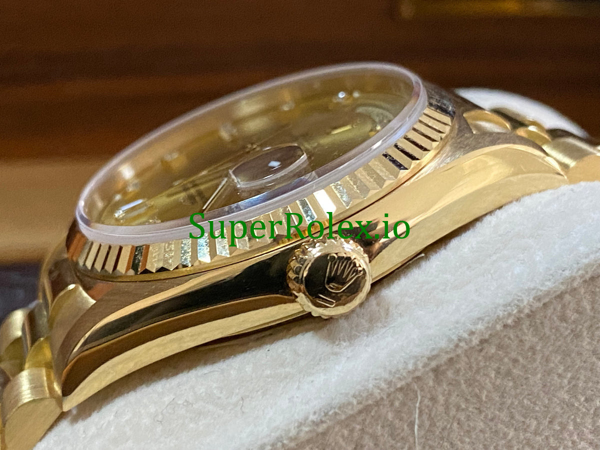 Dial Day-Date 36MM Yellow Gold Diamond Ref.18238