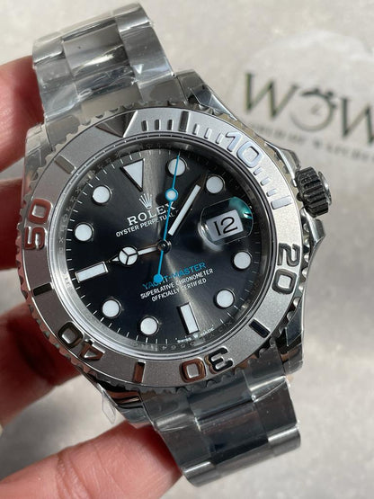 VSF FACTORY 1:1 Yacht-Master 40mm 116622 904L SS Grey Dial Dots on SS Bracelet VS3135