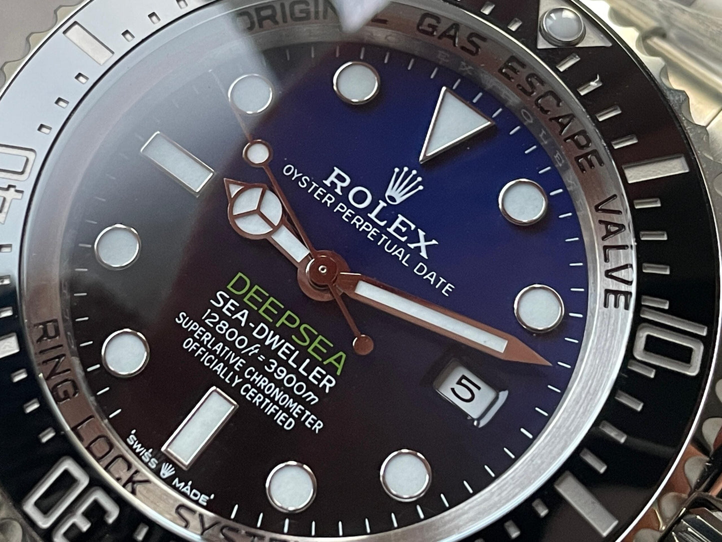 Sea-Dweller Deepsea 136660 904L SS Blue Dial V9F VR3235