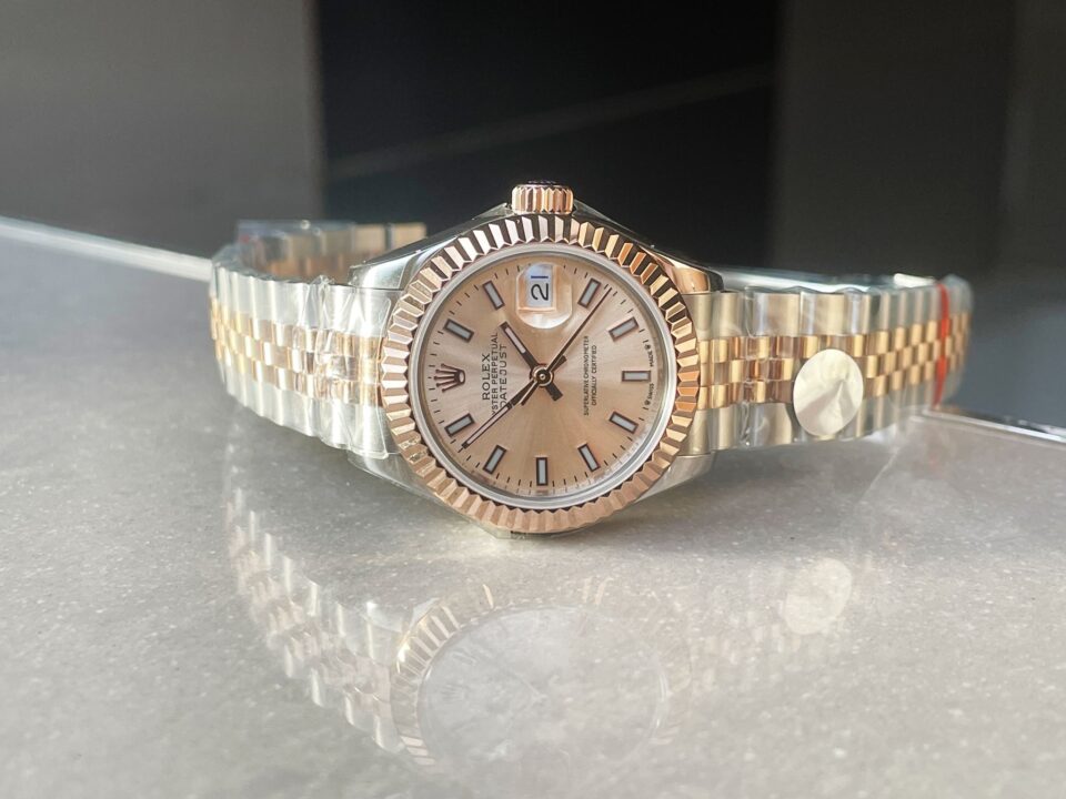 Datejust 28mm 904L RG/SS Champagne Dial A2671