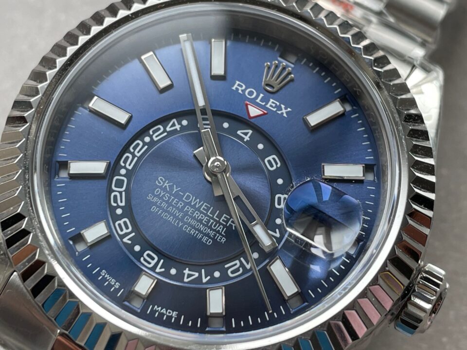 Noob FACTORY 1:1 Sky-Dweller 326935 SS Blue Dial
