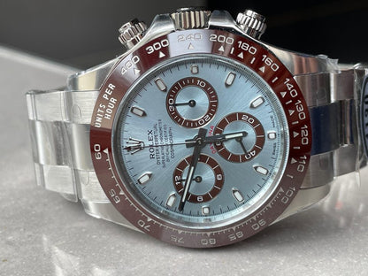 Clean Factory 1:1 Daytona 116506 50th Anniversary Best Edition Ice Blue Dial Lume Markers SA4130 V2