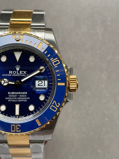 VSF FACTORY 1:1 Submariner 116613 LB Best Edition SS/YG Bluesy Blue Ceramic 904L Steel Blue Dial VS3235