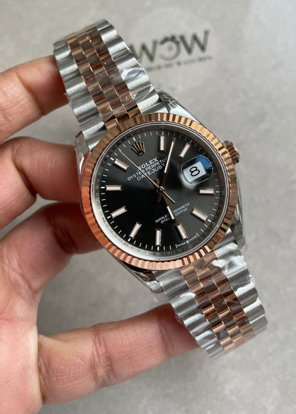 VSF Factory 1:1 DateJust 36 SS 116231 Best Edition 904L Steel Gray Stick Dial VS3235
