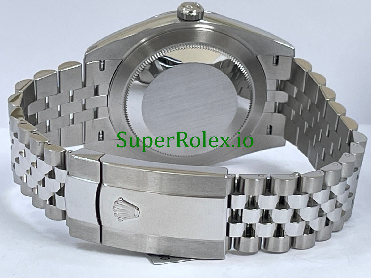 Datejust 41 Steel Slate Green Roman Ref.126300