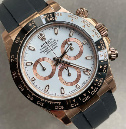 BTF factory 1:1 Daytona 116515 RG Best Edition White Dial SA4130