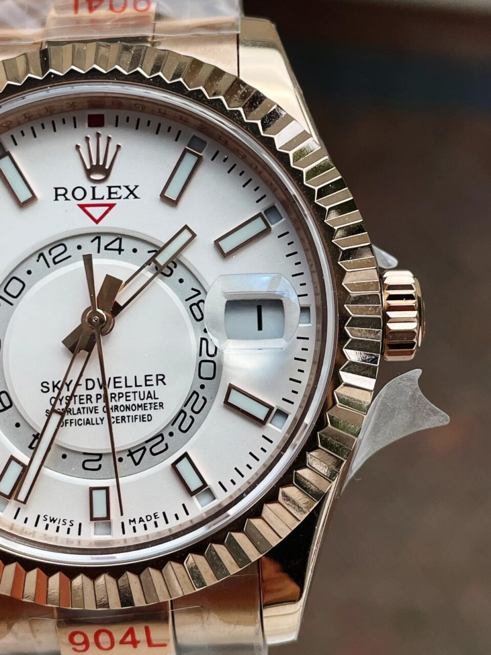 Noob FACTORY 1:1 Sky-Dweller 326934 SS Best Edition White Dial A23J