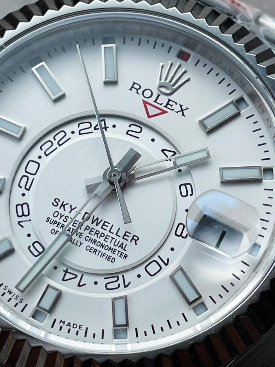 Noob FACTORY 1:1 Sky-Dweller 326934 SS Best Edition White Dial A23J