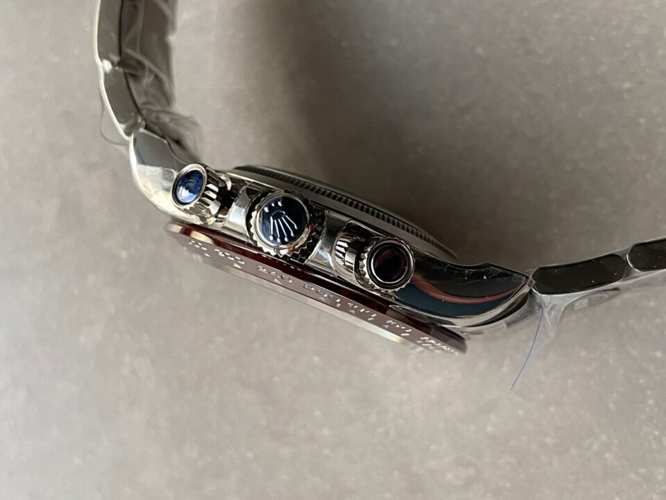 BTF factory 1:1 Daytona 116506 Brown Ceramic Best Edition Ice Blue Dial Crystal Marker SA4130 V2