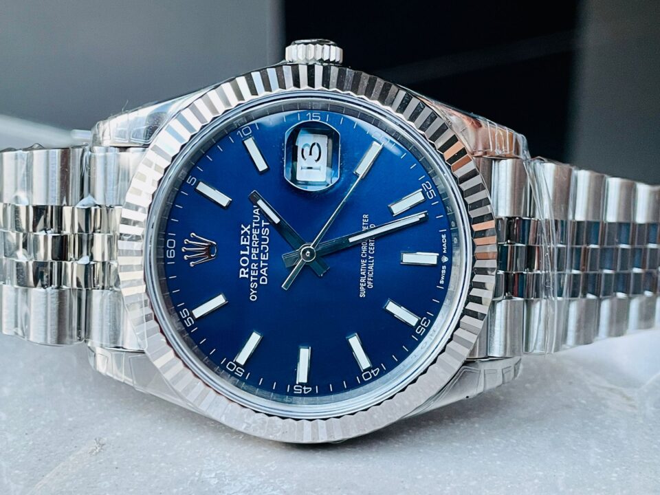 VS Factory 1:1 DateJust 41 SS Best Edition 904L Steel Blue Dial