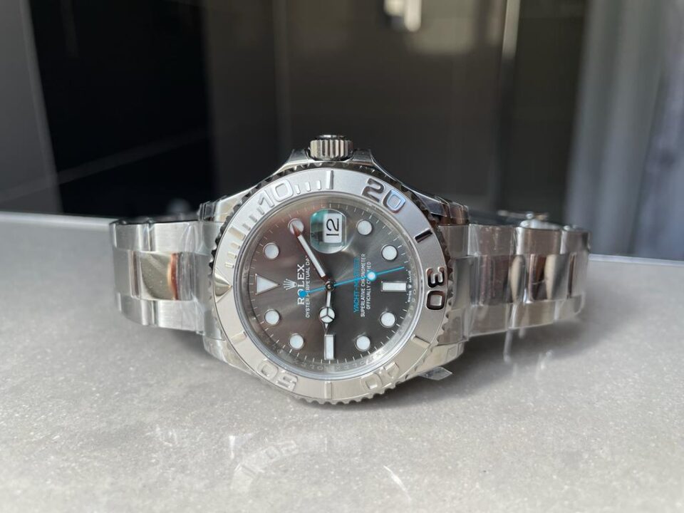 VSF FACTORY 1:1 Yacht-Master 40mm 116622 904L SS Grey Dial Dots on SS Bracelet VS3135
