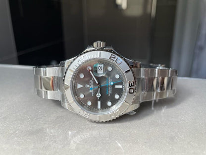 VSF FACTORY 1:1 Yacht-Master 40mm 116622 904L SS Grey Dial Dots on SS Bracelet VS3135