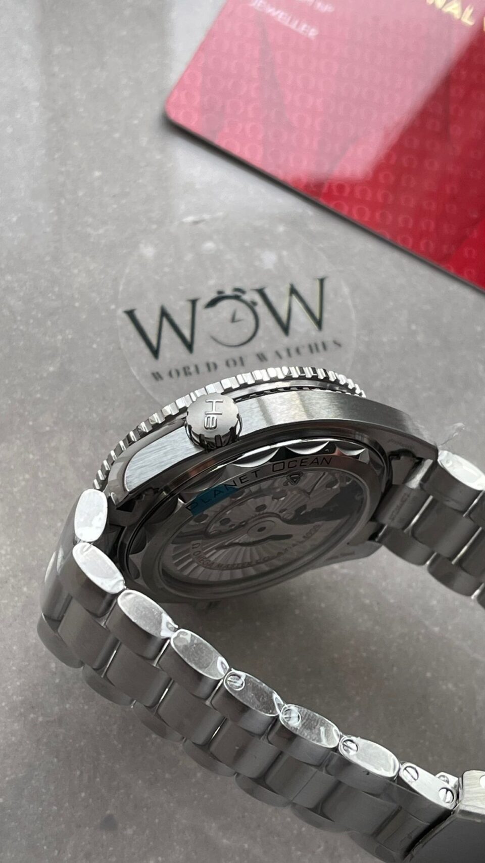 Planet Ocean 43.5mm SS VSF 1:1 Best Edition blue ceramic Bezel blue Dial on SS Strap A8900