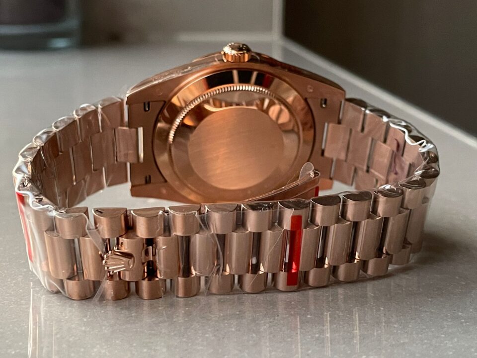 GMF Factory 1:1 Day-Date 40mm 228235 904L RG Fluted Bezel Rose Gold Dial