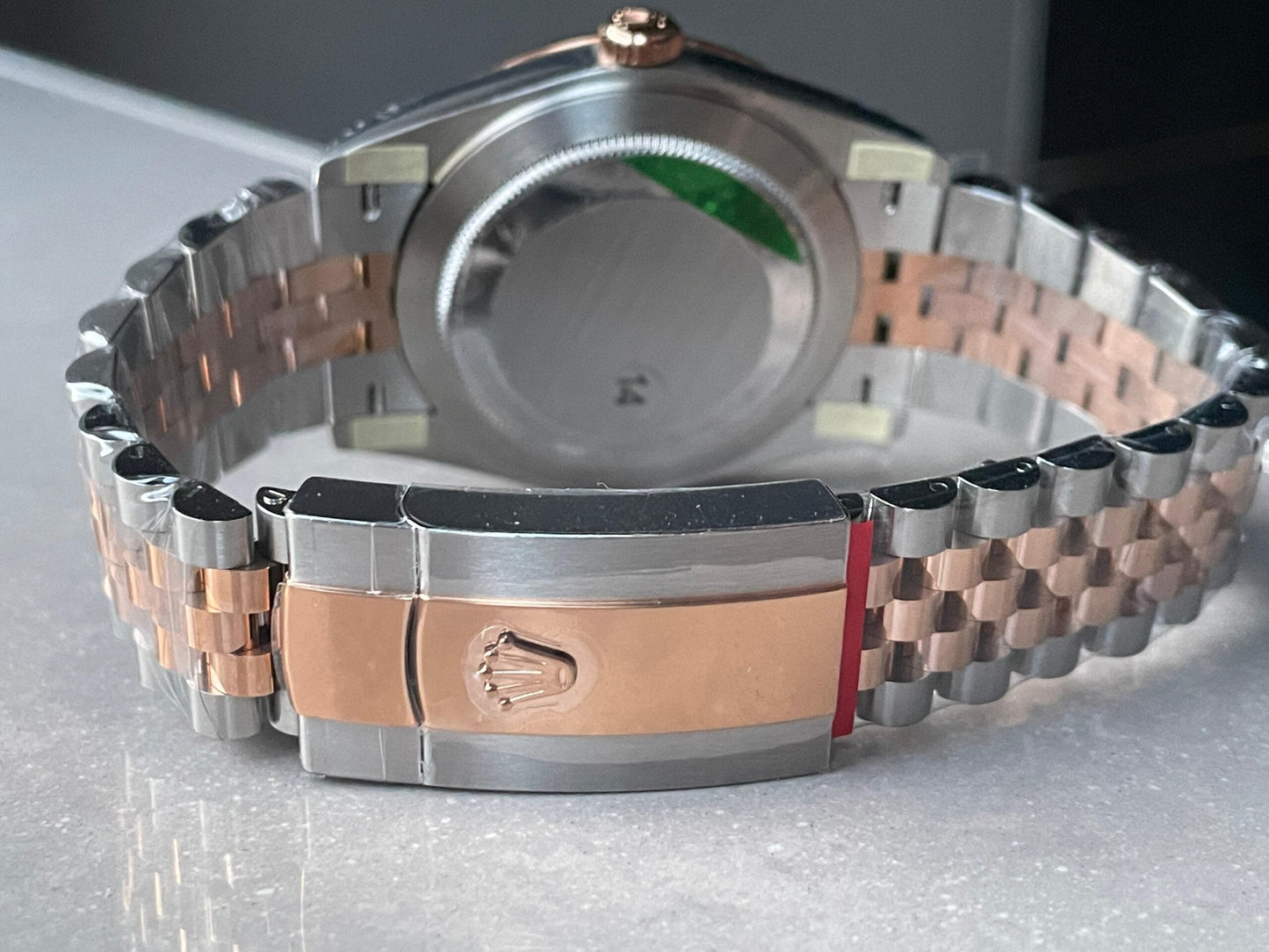 VSF Factory 1:1 Datejust 41mm 126331 904L RG/SS Fltued Bezel Pattern Motif Grey Dial Stick VS3235