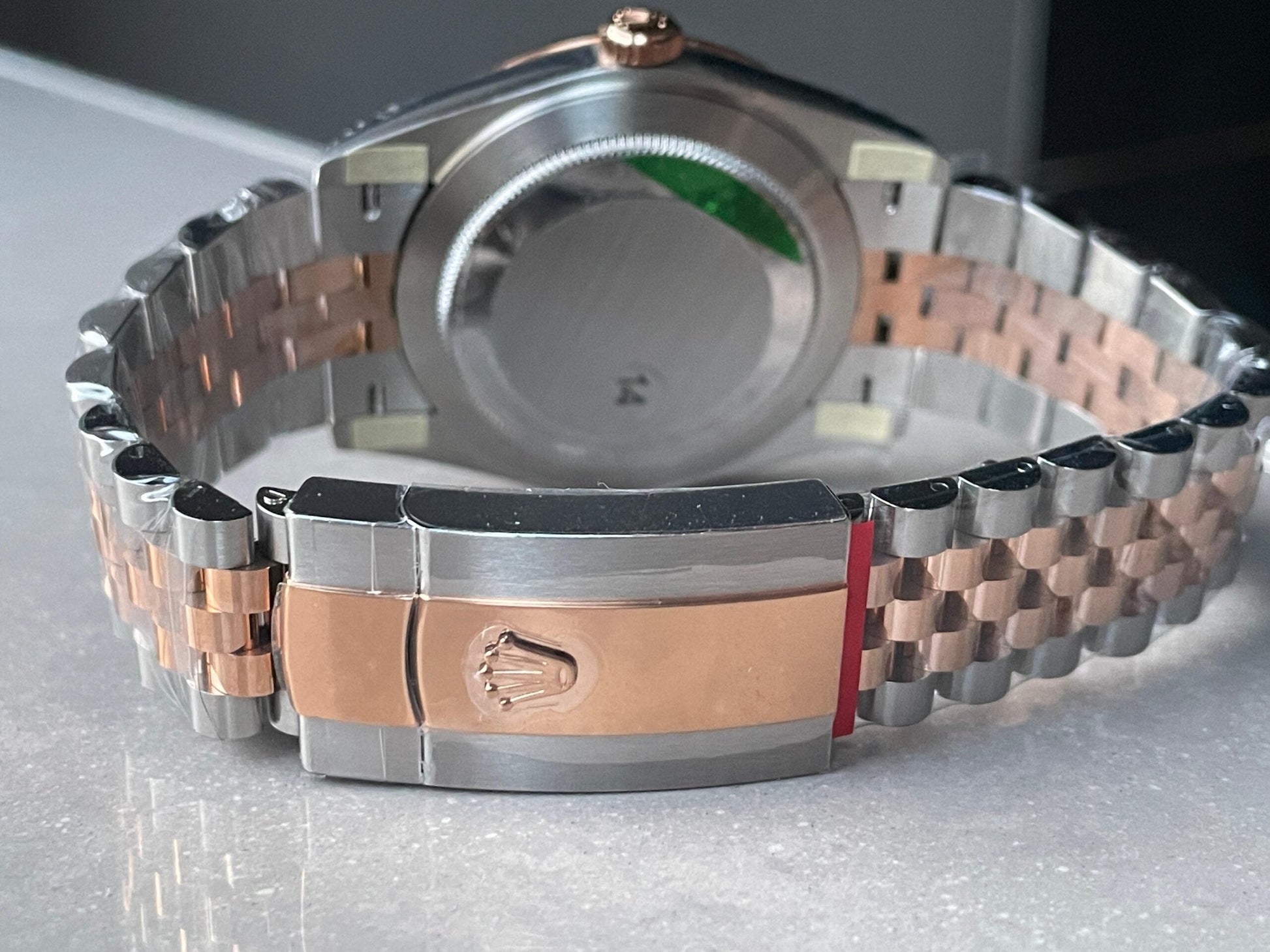 VSF Factory 1:1 Datejust 41mm 126331 904L RG/SS Fltued Bezel Pattern Motif Grey Dial Stick VS3235