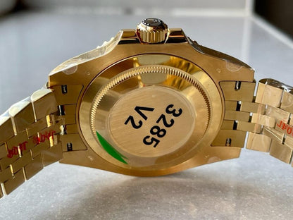 EWF Factory 1:1 GMT-Master II 126718GRNR 904L YG Black Dial Dots VR3285
