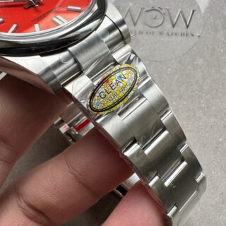 Clean FACTORY 1:1 Oyster Perpetual 124300 41mm 904L Best Edition Red Dial VR3230