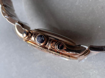 BTF Factory 1:1 Daytona 116505 904L RG Rose Gold Dial A4130