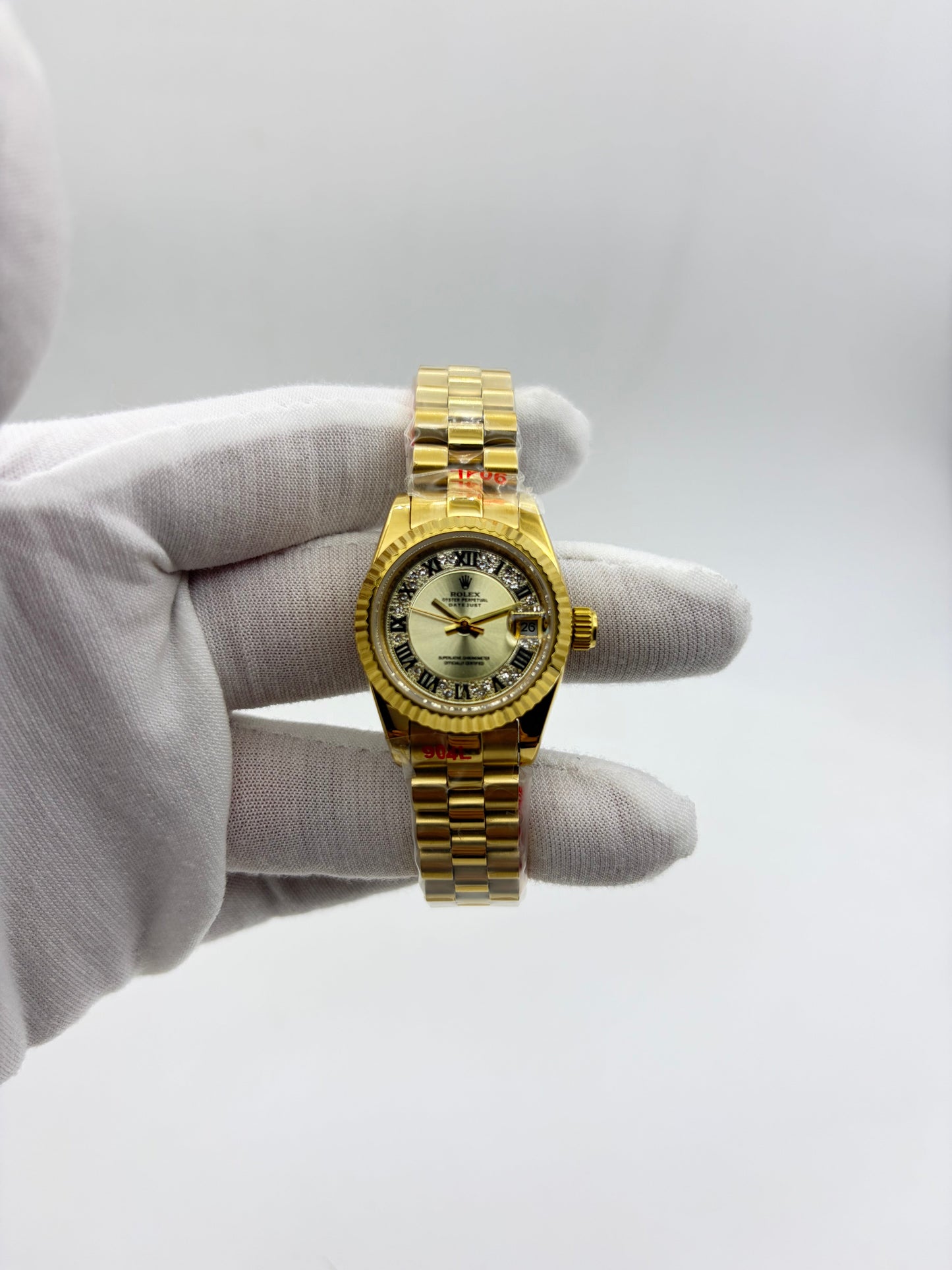Lady-Datejust 26MM Yellow Gold Myriad Diamond Dial Ref.69178