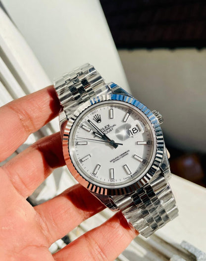 SS VS Factory 1:1 DateJust 41 Best Edition 904L Steel White Dial