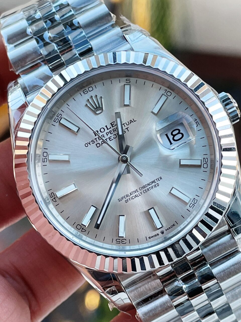 VS Factory 1:1 DateJust 41 SS Best Edition 904L Steel Silver Dial