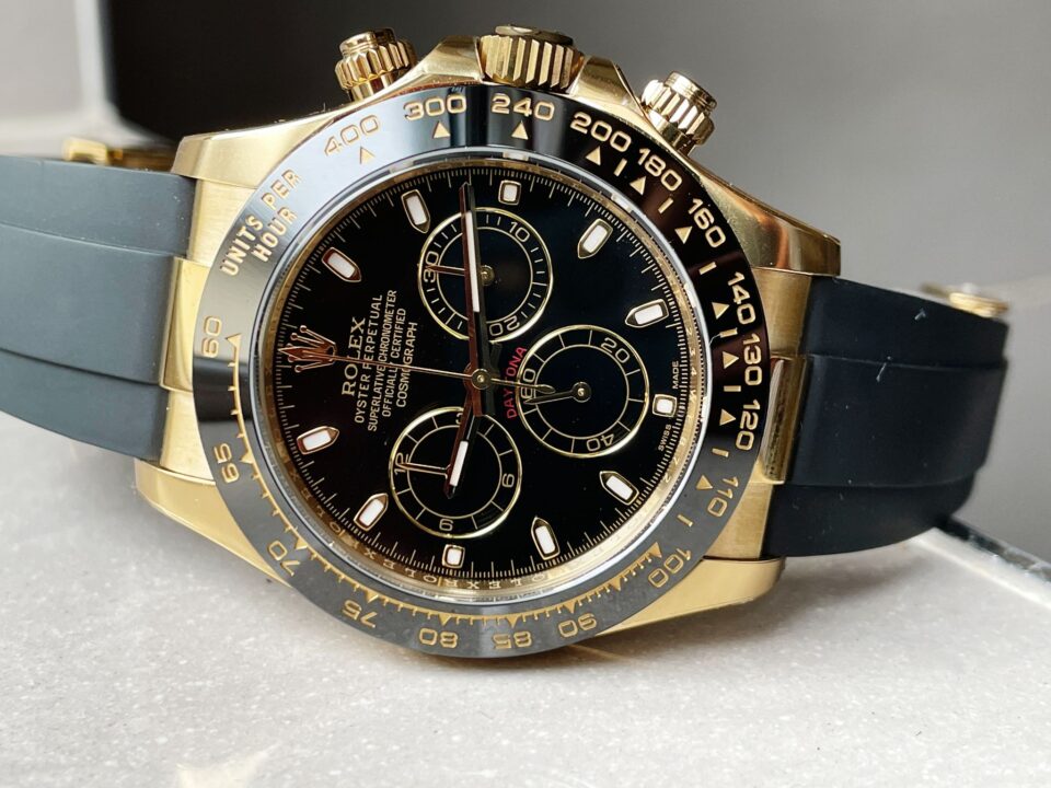 Clean factory 1:1 Daytona Best Edition 904L Steel Black Dial A4130