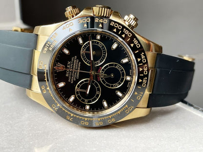 Clean factory 1:1 Daytona Best Edition 904L Steel Black Dial A4130