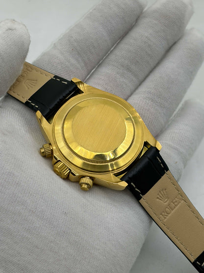 Daytona Yellow Gold White Arabic Dial Cosmograph Ref.16518