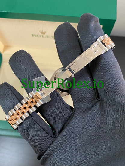 Lady-Datejust 26 Everose Gold and Steel Diamond Dial Ref.179171