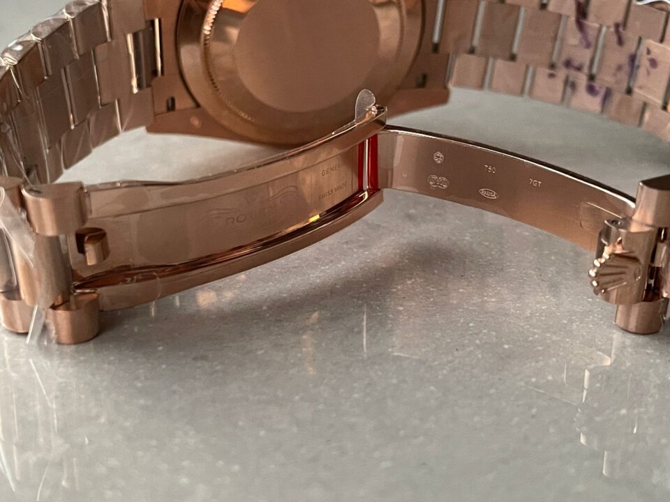 GMF Factory 1:1 Day-Date 40mm 228235 904L RG Fluted Bezel Rose Gold Dial