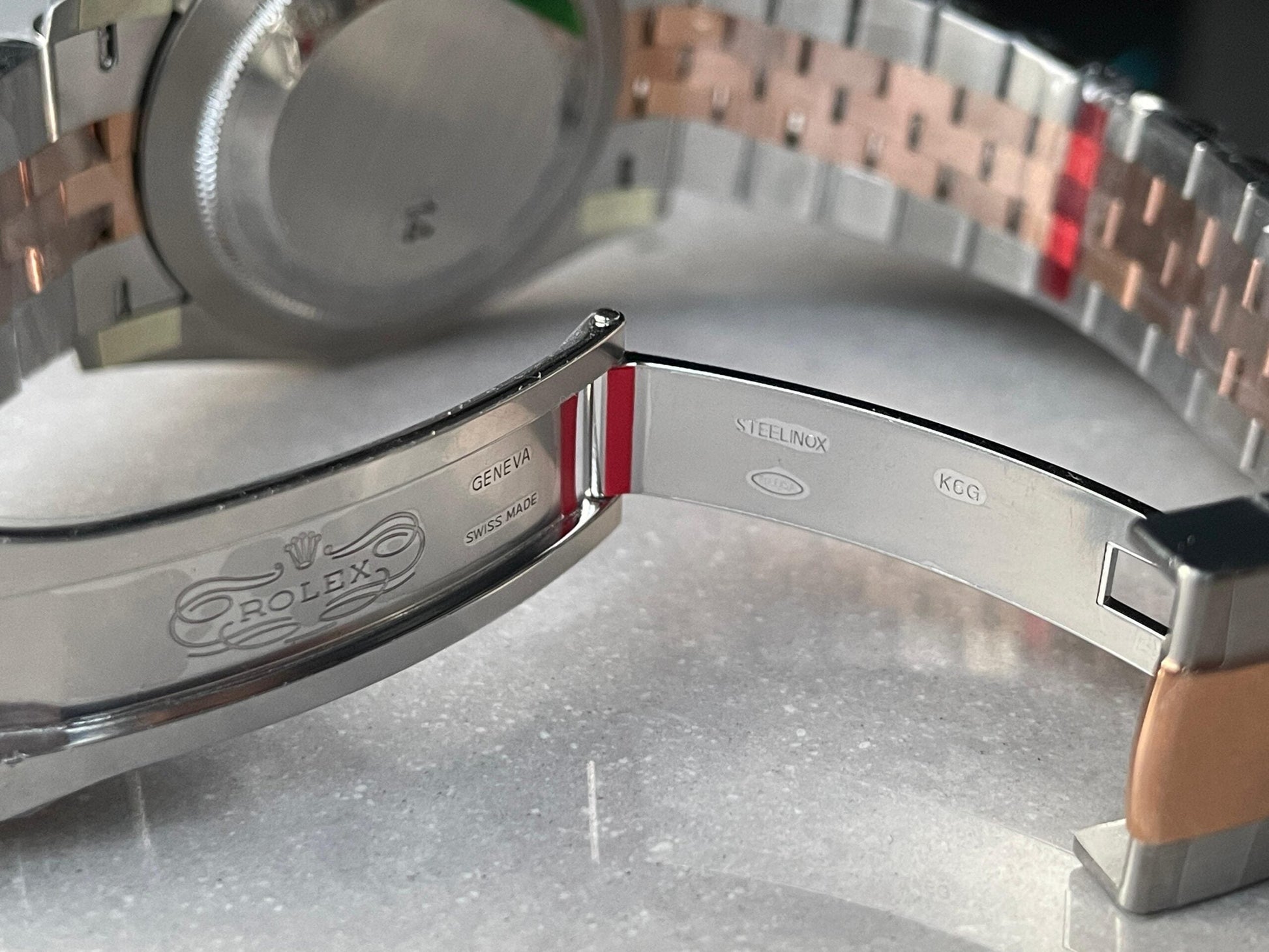 VSF Factory 1:1 Datejust 41mm 126331 904L RG/SS Fltued Bezel Pattern Motif Grey Dial Stick VS3235