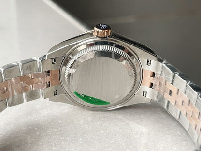KZF Factory 1:1 Datejust 28mm 904L RG/SS Brown Dial A2671