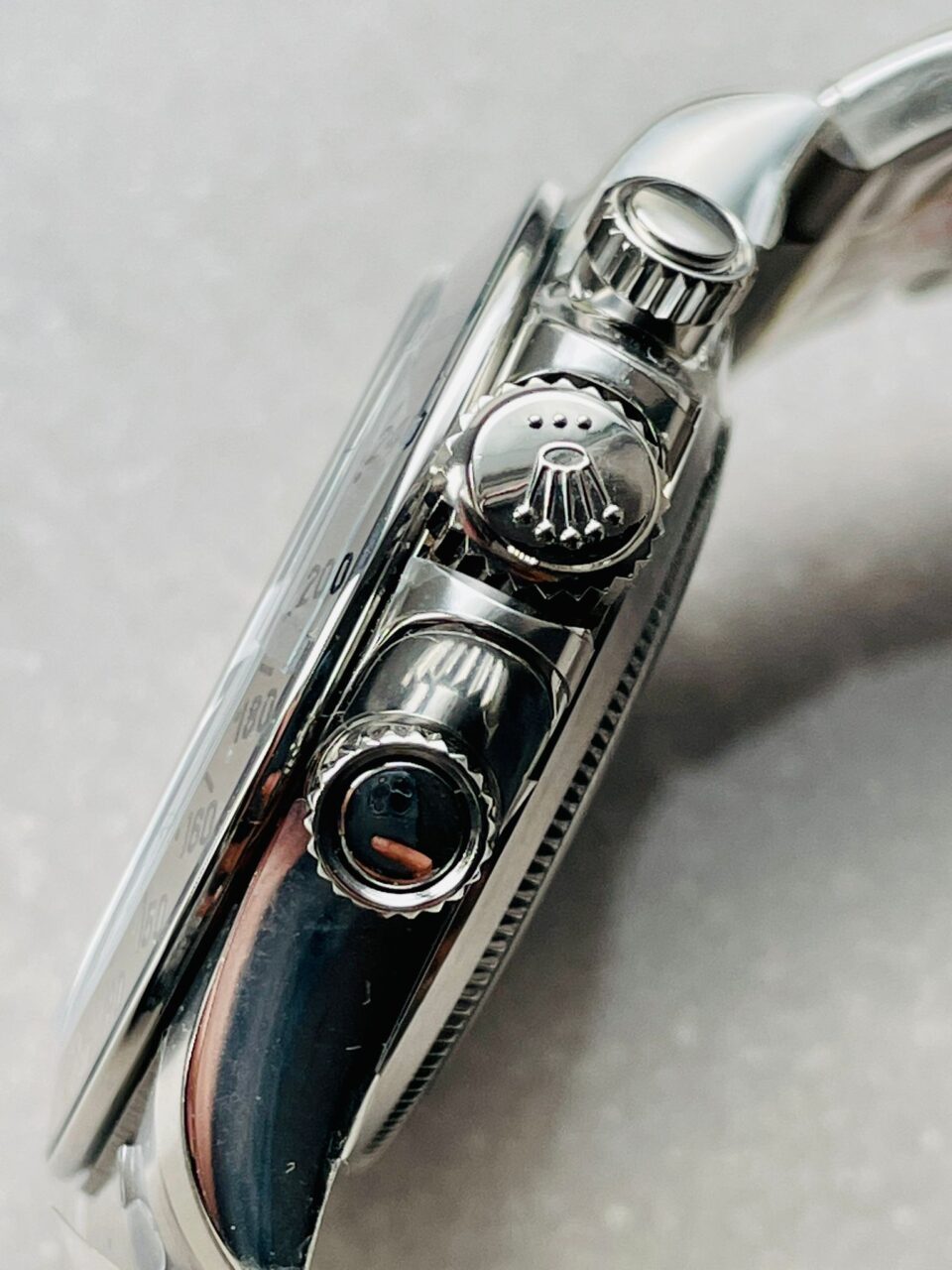 Daytona 116500 DAYTONA 1:1 Best Edition CF 904L SS Case and Bracelet White Dial Silver bezel SA4130