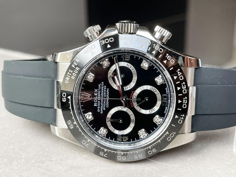 BTF factory 1:1 Daytona SS116500LN Best Black Dial Diamond Markers A4130