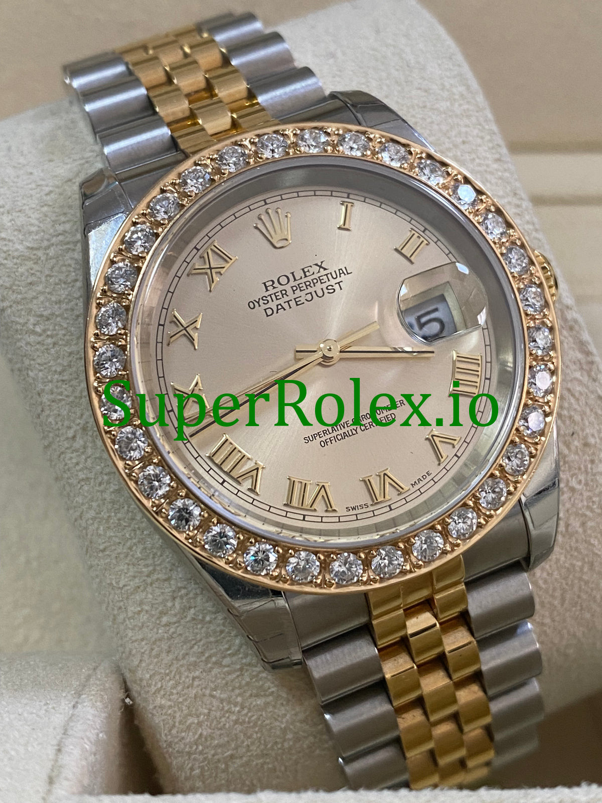 Datejust 36 Steel and Yellow Gold Silver Roman Dial Ref.116233