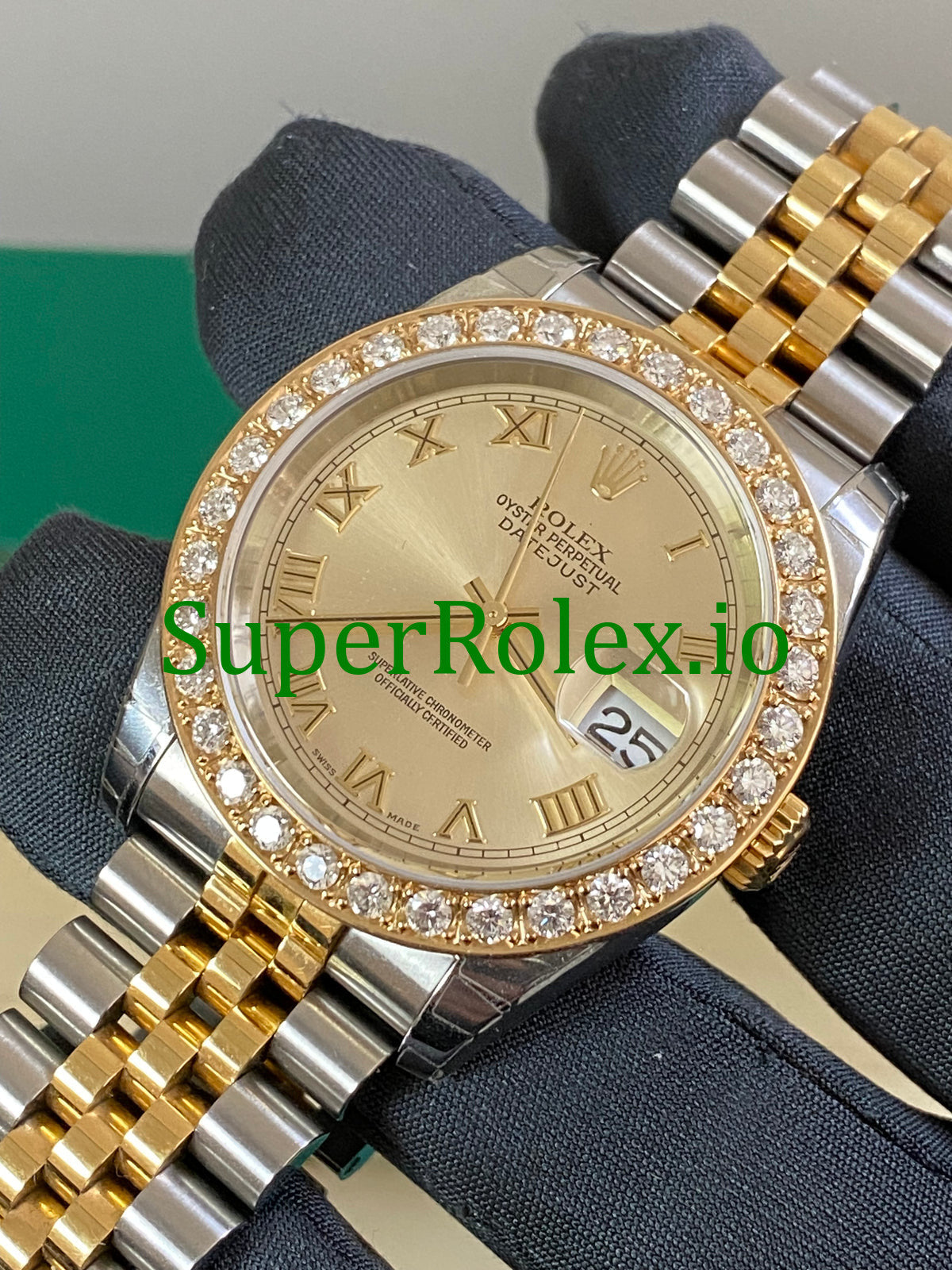 Datejust 36 Steel and Yellow Gold Silver Roman Dial Ref.116233