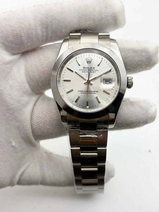 Datejust 36 Steel Silver Index Dial Ref.16200