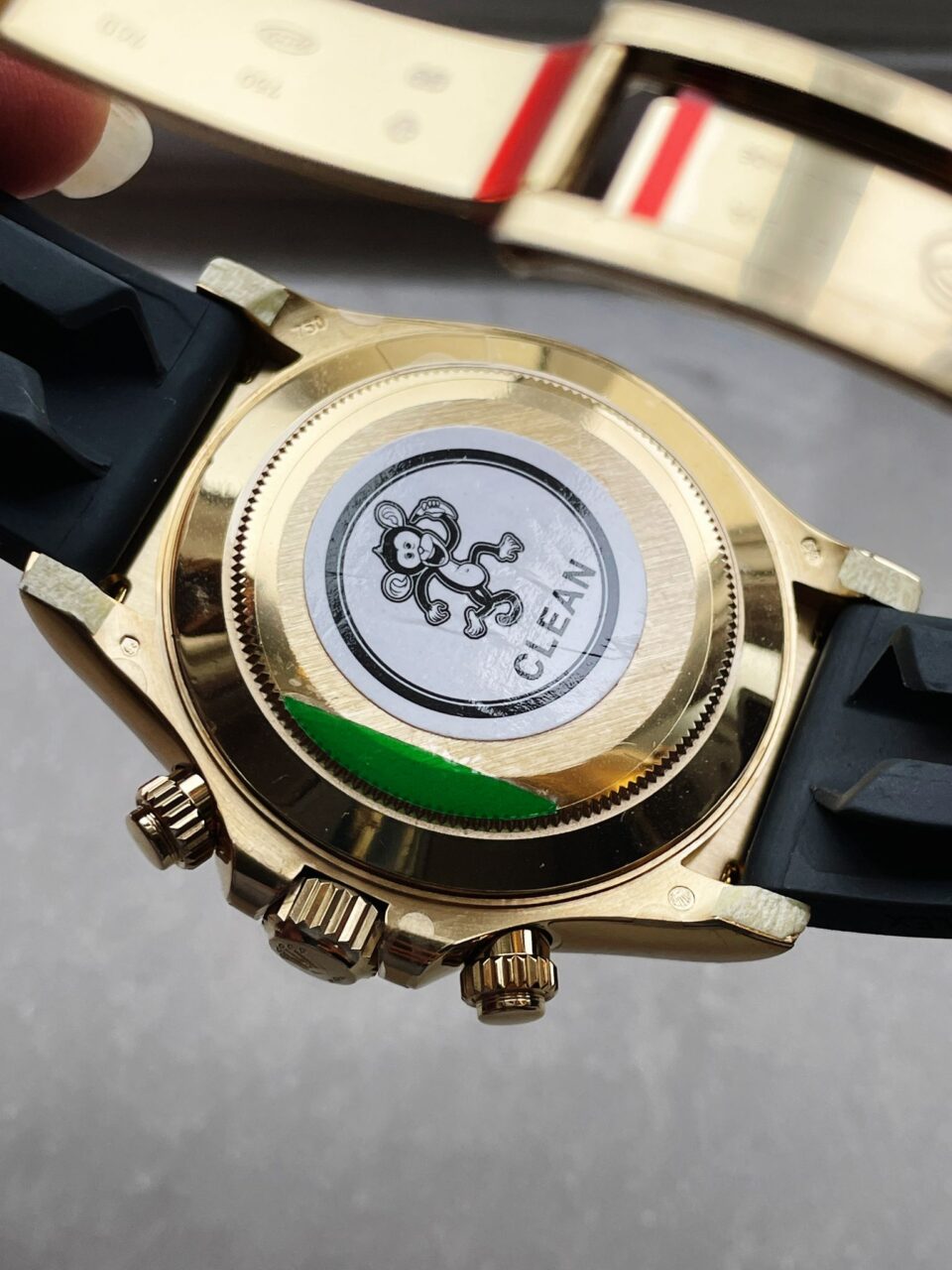 Clean factory 1:1 Daytona Best Edition 904L Steel Black Dial A4130