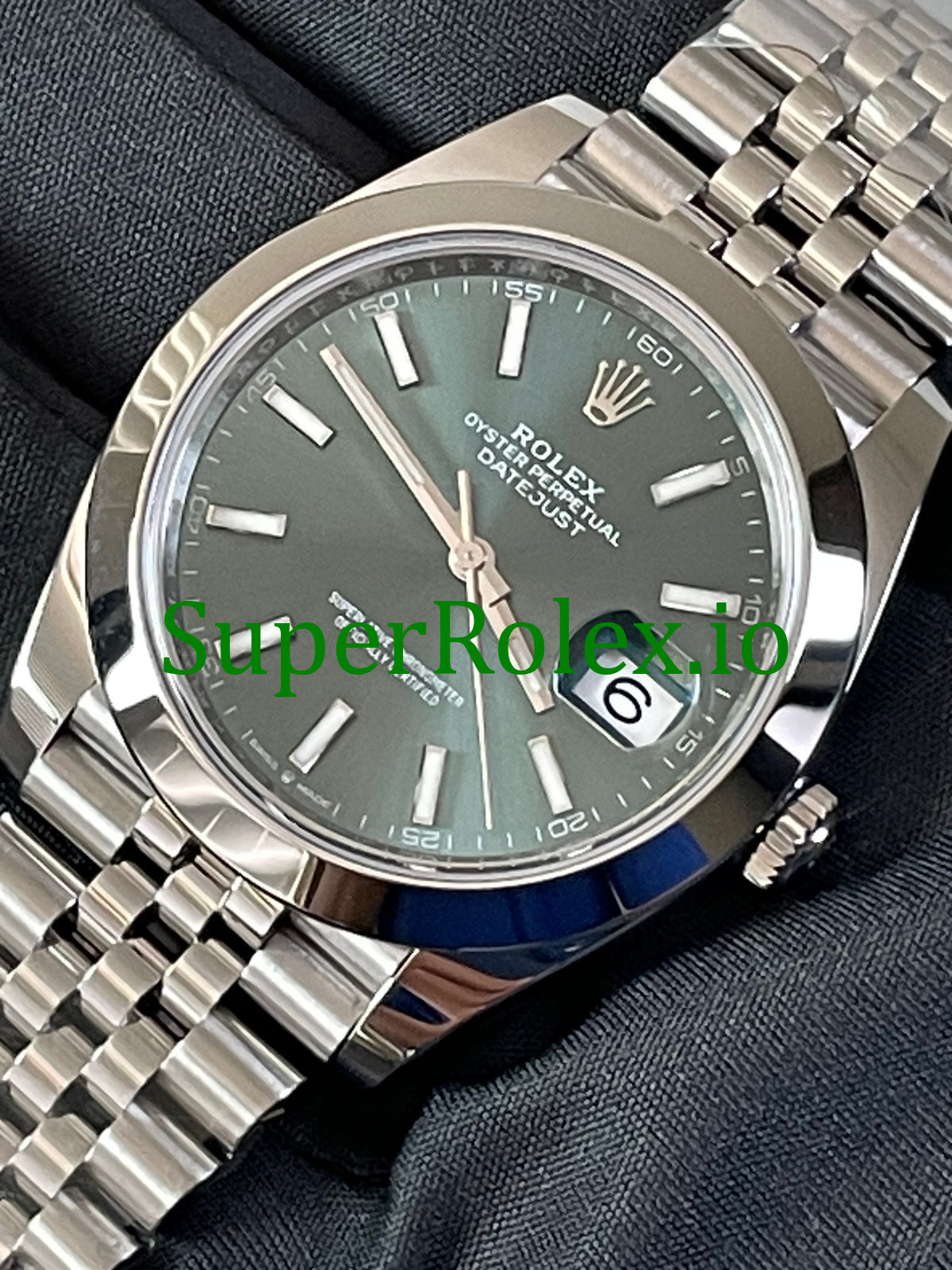 Datejust 41 Steel Mint Green Dial Ref.126300